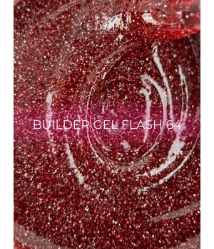Гель Builder Gel Flash Edlen №64 30 мл світловідбиваючий 